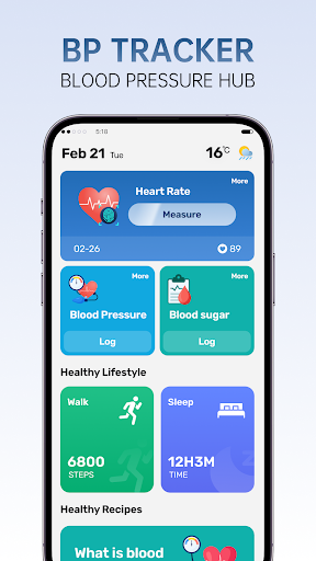BP Tracker Blood Pressure Hub App for Android Download  1.9.1 Image 3